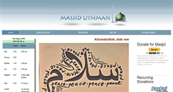 Desktop Screenshot of masjiduthmanatlanta.org